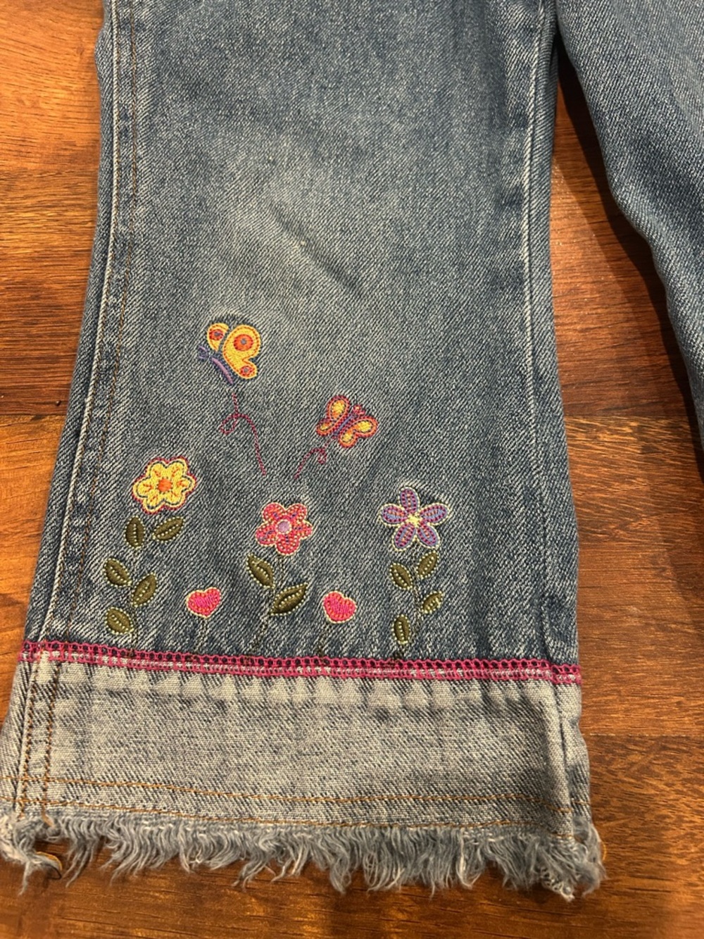 Vintage 90s Winnie The Pooh Embroidered Denim Overalls 4T Rare Tigger - Picture 3 of 8